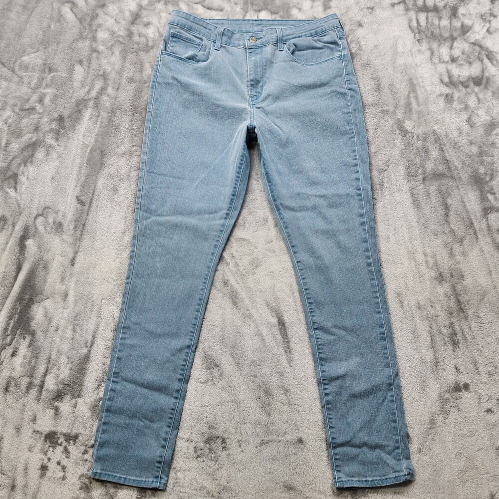 Levi's Jeans Womens W31 L32 Blue High Rise Skinny Ankle Stretch Denim Casual